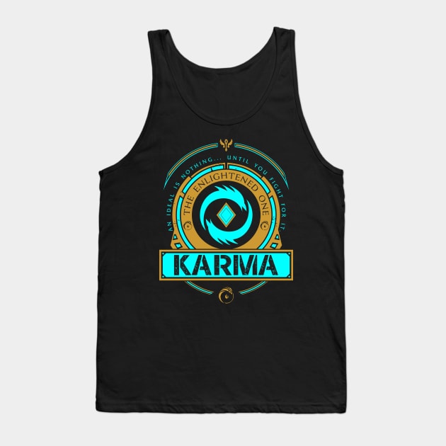 KARMA - LIMITED EDITION Tank Top by DaniLifestyle